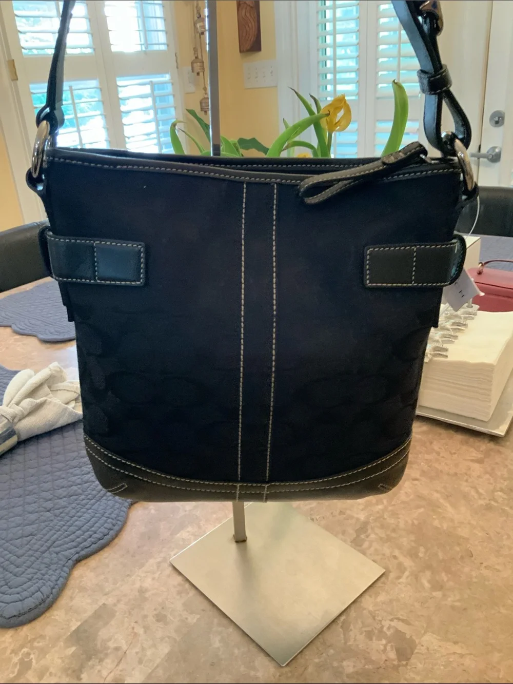 Coach NWT Vintage Signature Small Soft Duffle Leather Shoulder bag - Picture 12 of 17